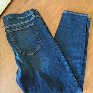 EUC Talbots Crop Straight Leg Jeans Dark Blue SZ 14